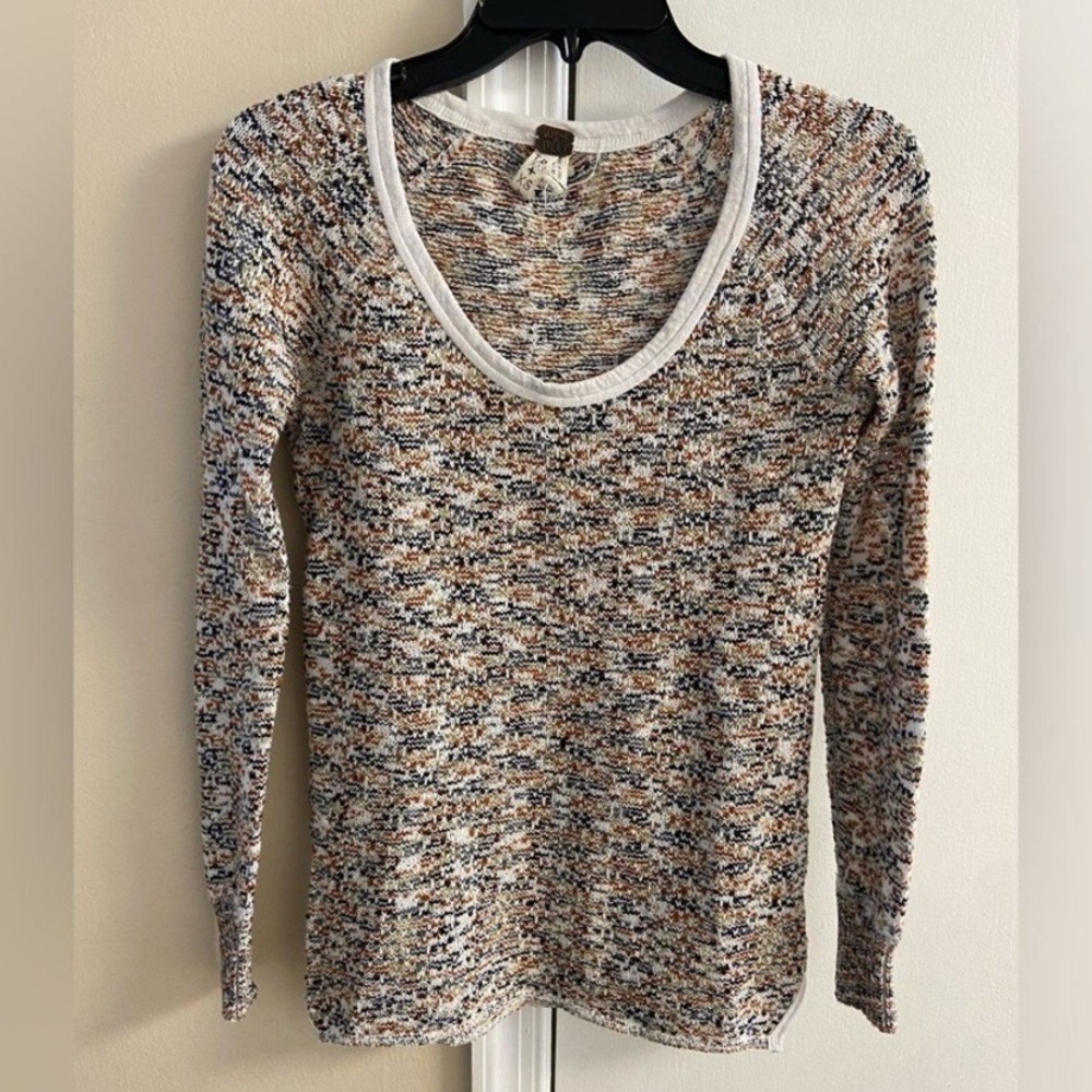 We The Free Multicolor Knit Top marled XS/S